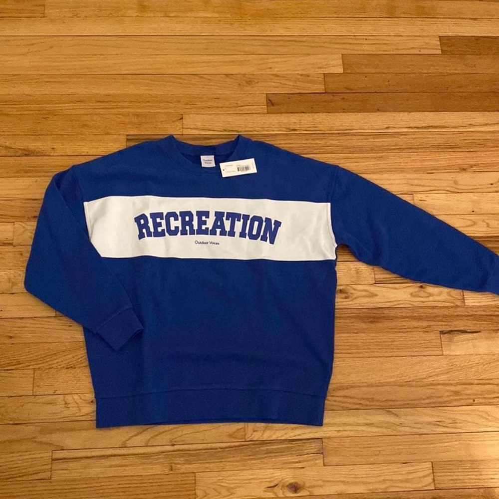 Brand new outdoor voices sweatshirt size M
